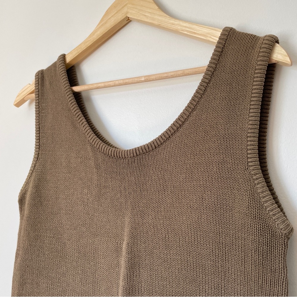 Handmade knit tank top
